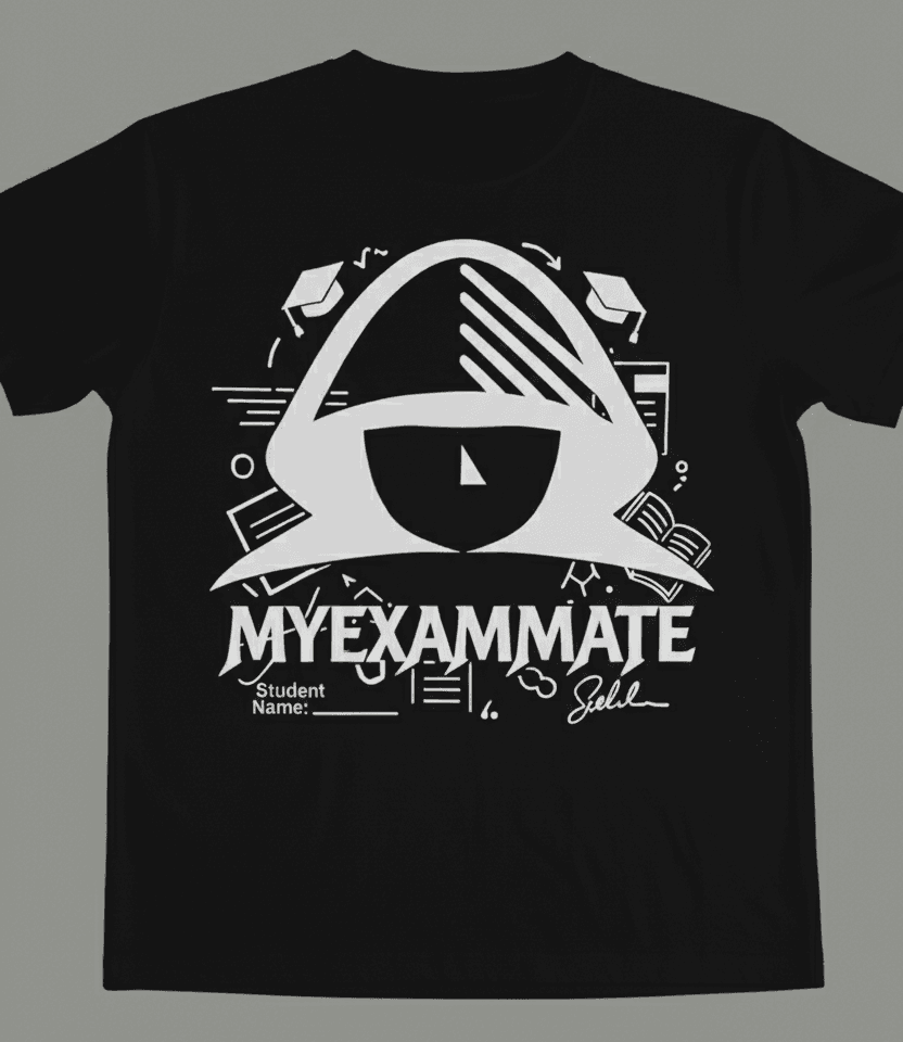 Black T-Shirt - Front view